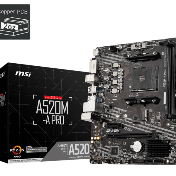 Board A520M-A PRO AMD AM4 DDR4
