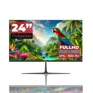 MONITOR JANUS IPS 24" ULTRA DELGADO J2475SFIPS HDMI, VGA, FULL HD CON PARLANTES INCORPORADOS