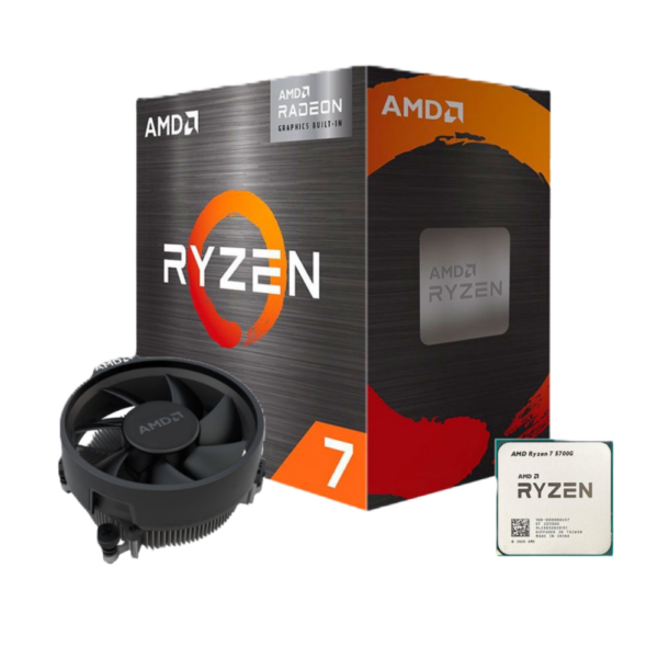 Procesador AMD Ryzen 7 5700G de 8 núcleos y 16 hilos con gráficos Radeon