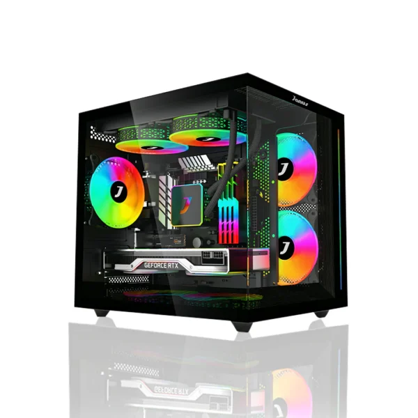TORRE GAMER - RAYZEN 55000 - 16 GIGAS DE RAM BOARD B550 - RTX 3050 6 GB SSD - 512 GB BLACK