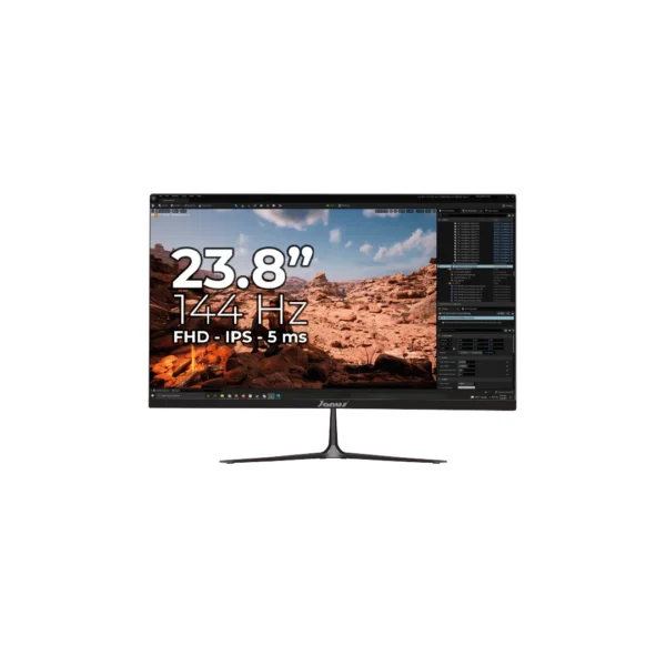 MONITOR JANUS IPS 23.8"  HDMI, VGA, FULL HD CON PARLANTES INCORPORADOS