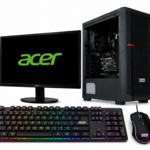 PC DE ESCRITORIO - POWER GROUP R57162SKD AMD RYZEN 7 5700G + RAM 16GB + SSD 512GB - 22'