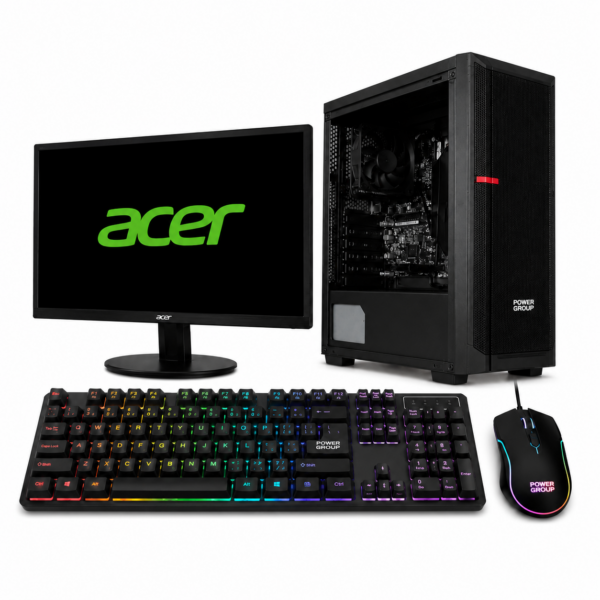 PC DE ESCRITORIO 22' - POWER GROUP R57162SKD AMD RYZEN 7 5700G / RAM 16GB DDR4 / SSD 512GB