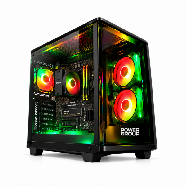 TORRE GAMER POWER GROUP R57162SKR-P | AMD RYZEN 7 5700G | 16GB DDR4 | SSD M.2 512GB